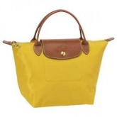 Sacs A Main Acheter Sac Longchamp soldes pas cher Le Pliage Jaune